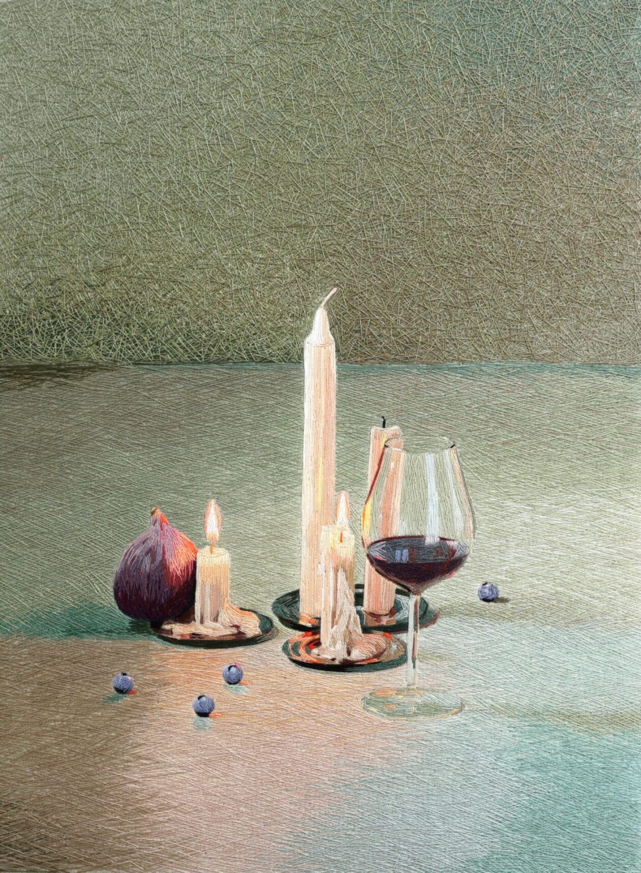 Cécile Davidovici Intricate Embroidered Pictures (12)