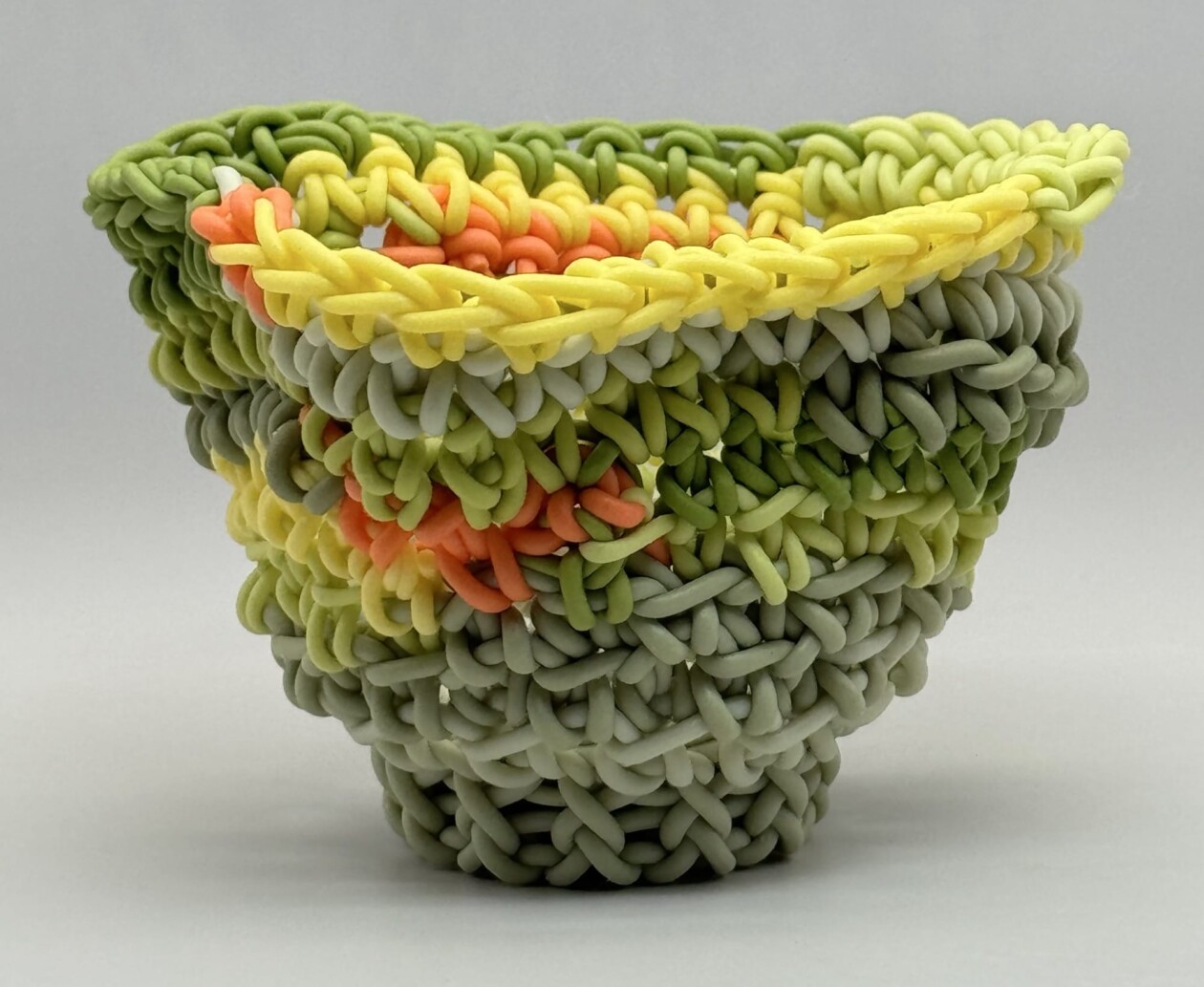 Jeremy Brooks Crocheted Porcelain Vessels (3)
