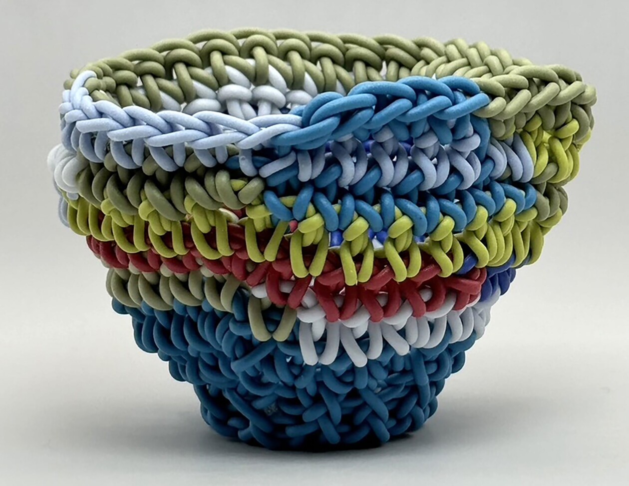 Jeremy Brooks Crocheted Porcelain Vessels (5)