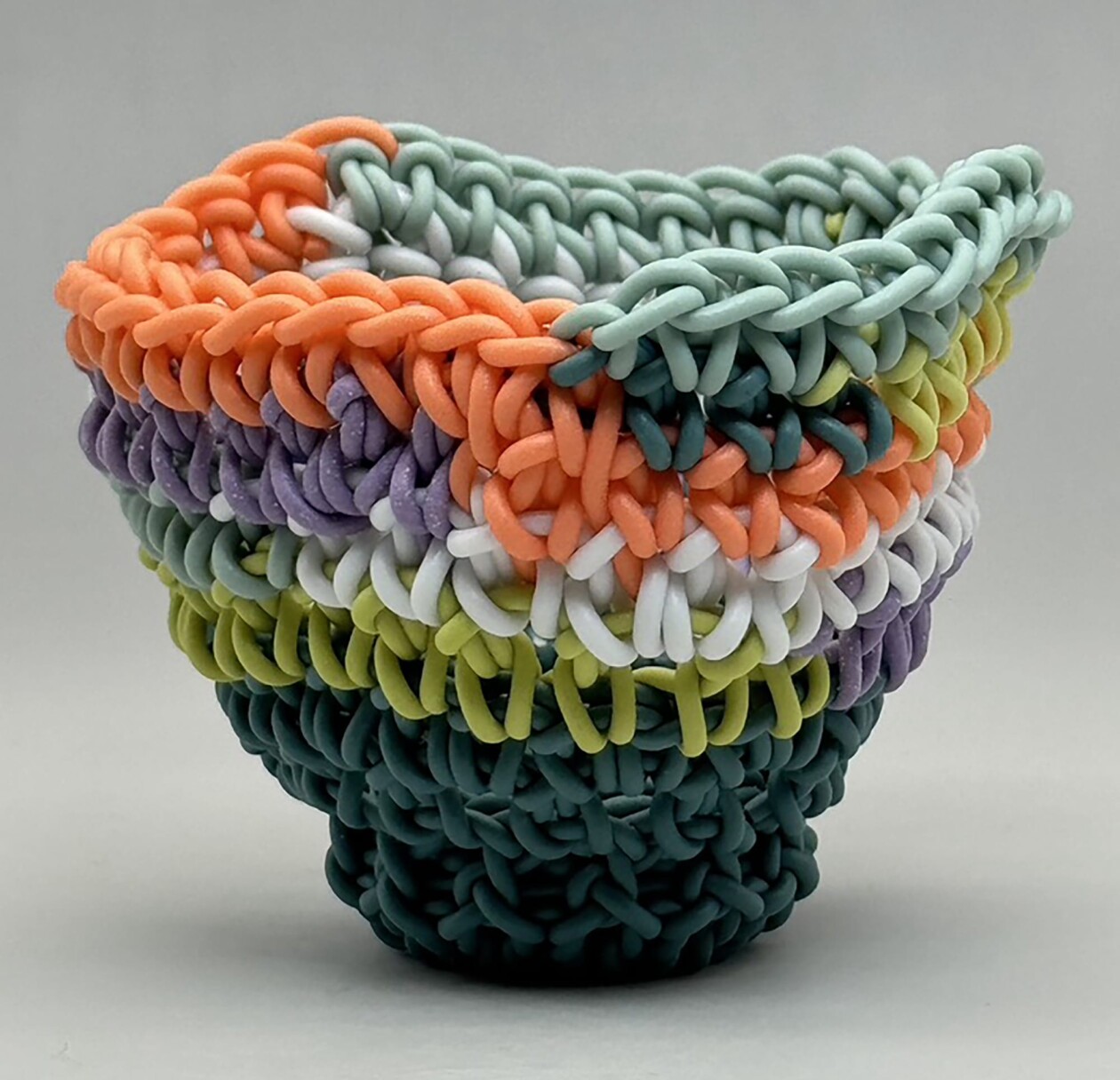 Jeremy Brooks Crocheted Porcelain Vessels (6)