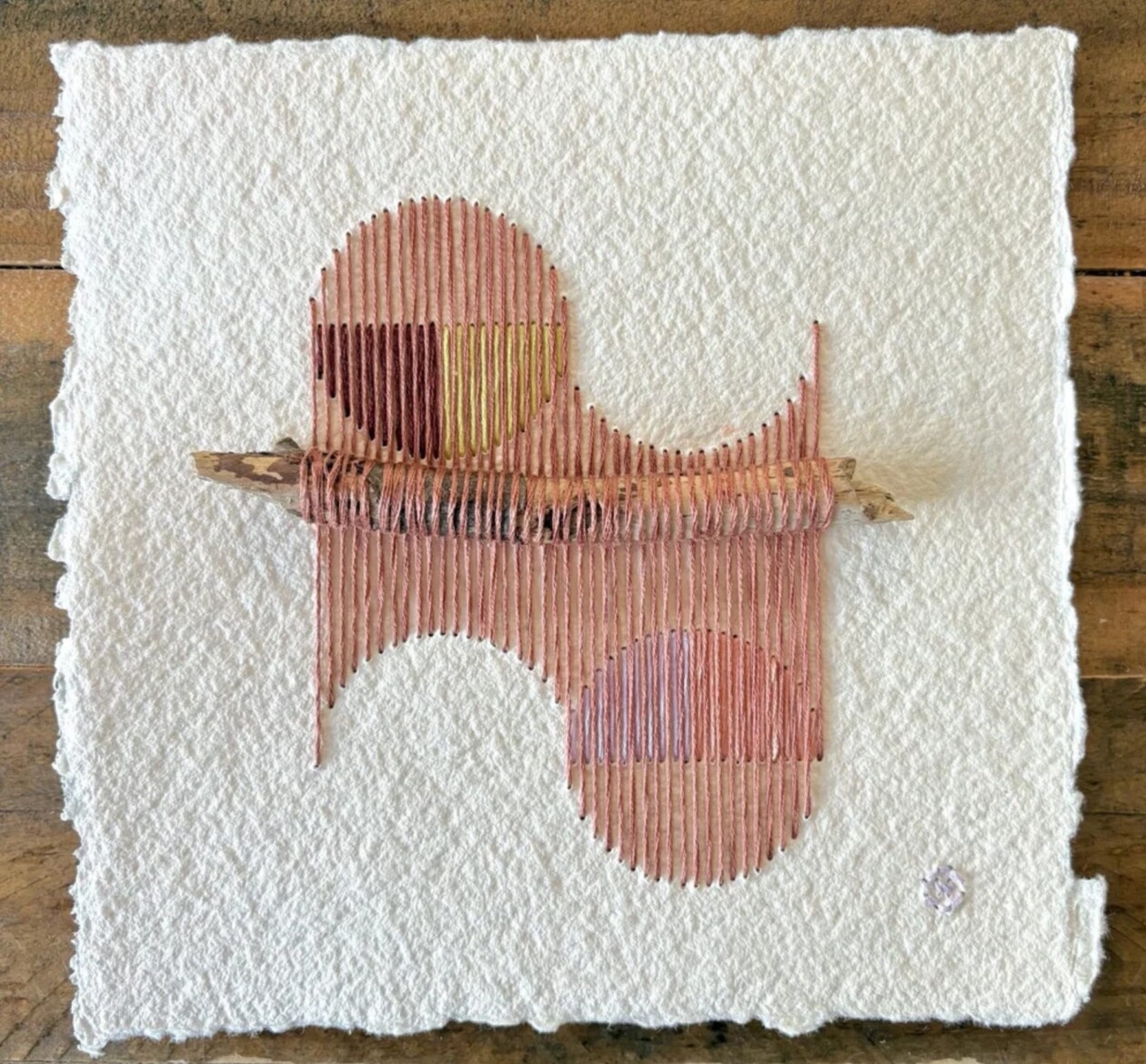 Natalie Ciccoricco Yarn Paper Collages (6)