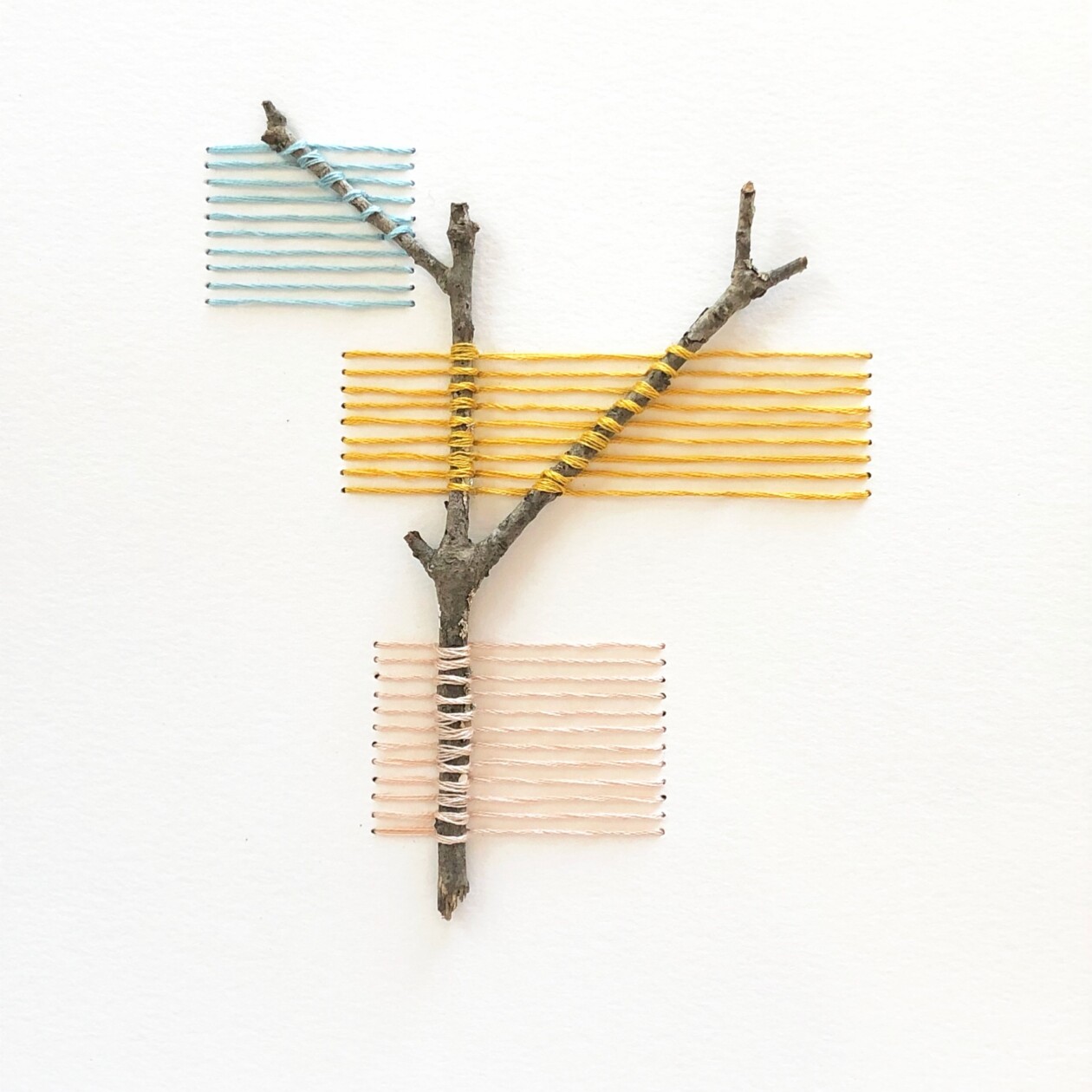 Natalie Ciccoricco Yarn Paper Collages (9)