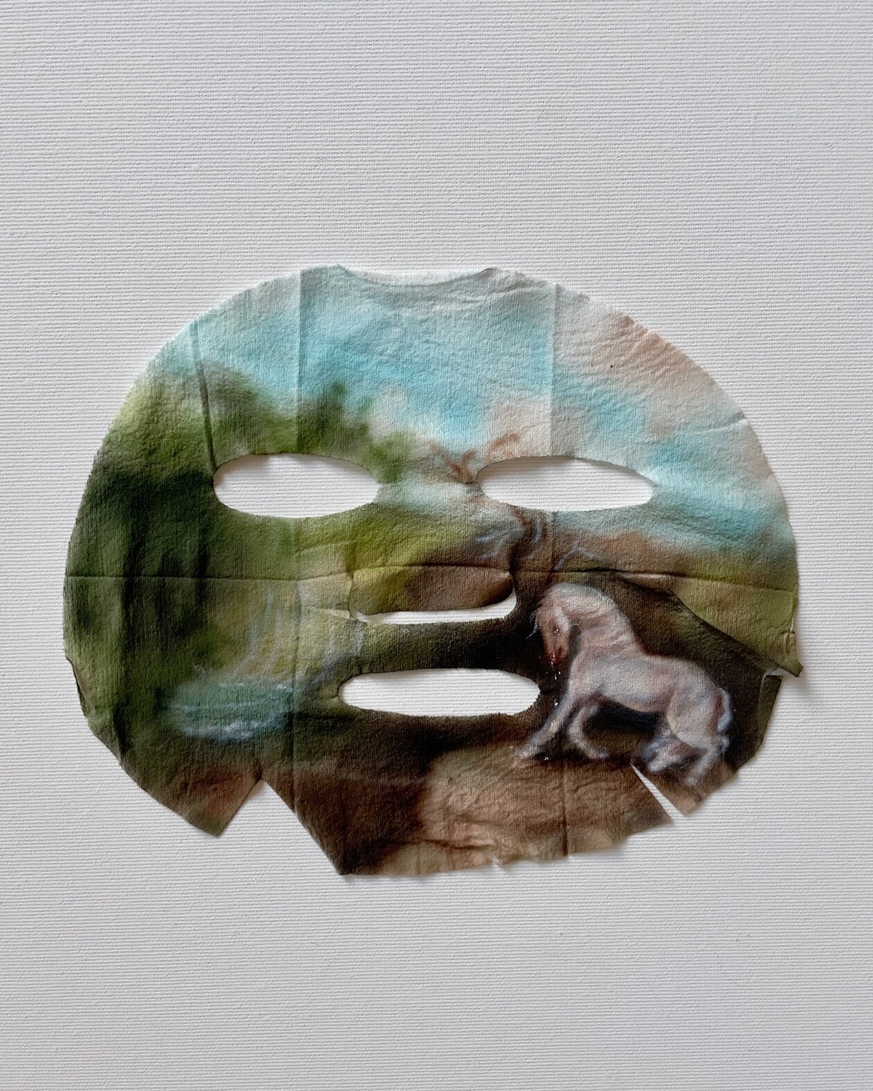 Helena Minginowicz Fragile Paintings On Disposable Materials (5)